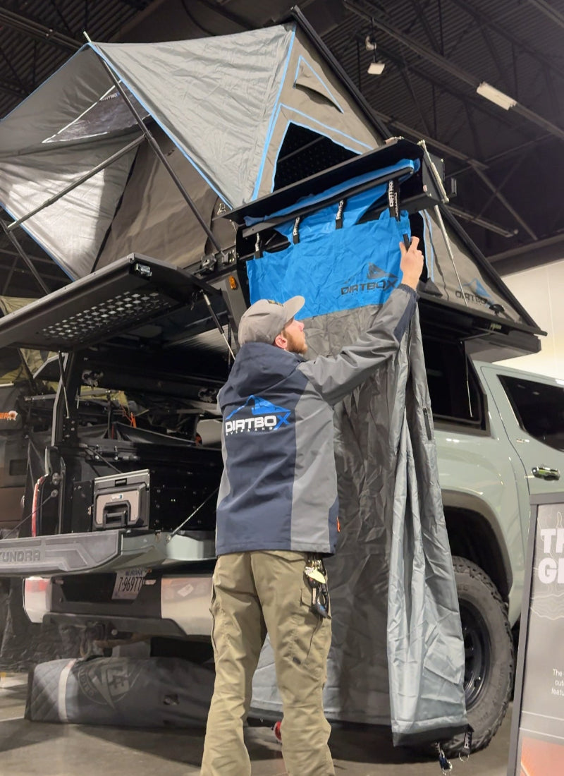 Hard Case Shower/Bathroom Awning